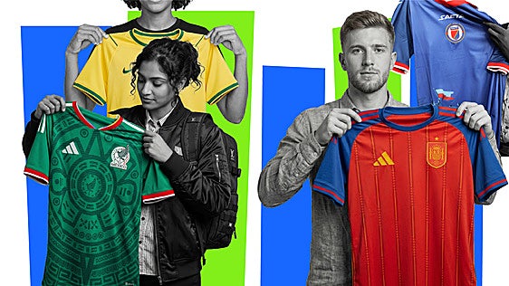 Elige la camiseta que más te gusta del Mundial