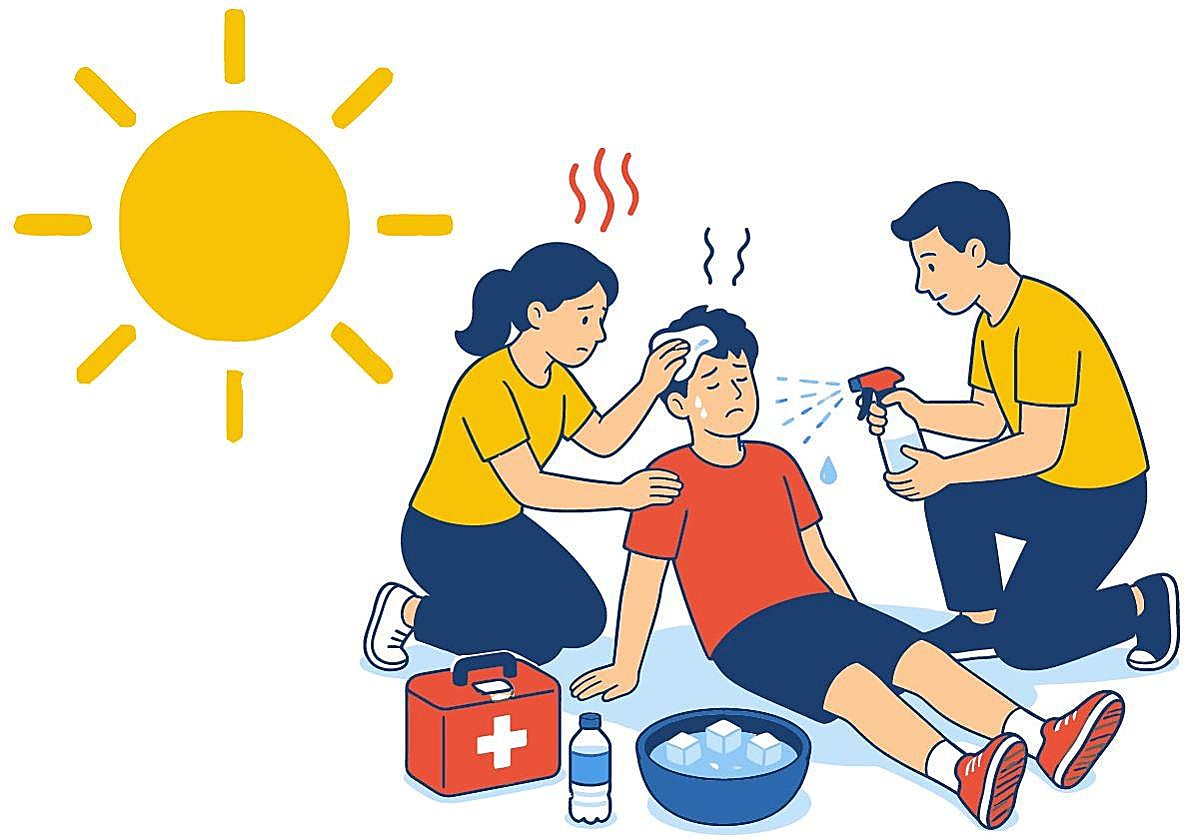 A tu hijo le está dando un golpe de calor... y no lo sabes