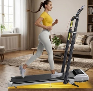Entrena eficazmente en casa con la cinta de correr plegable Toputure TP6