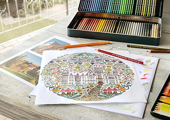 Pinta y colorea lo que quieras con el estuche de 120 lápices de colores Faber‑Castell
