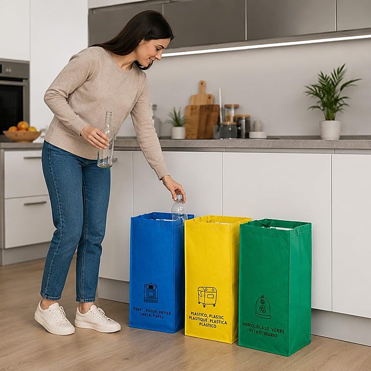 Los mejores cubos de reciclaje aptos para cocinas pequeñas