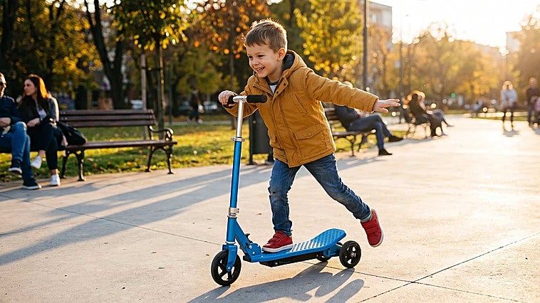 Estos patinetes infantiles de tres ruedas facilitan el equilibrio y la coordinación, a la vez que divierten
