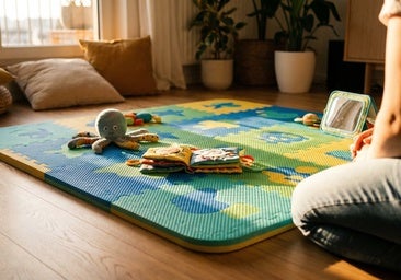 Estas alfombras interactivas para bebés convierten el suelo en un lugar de juego seguro y divertido