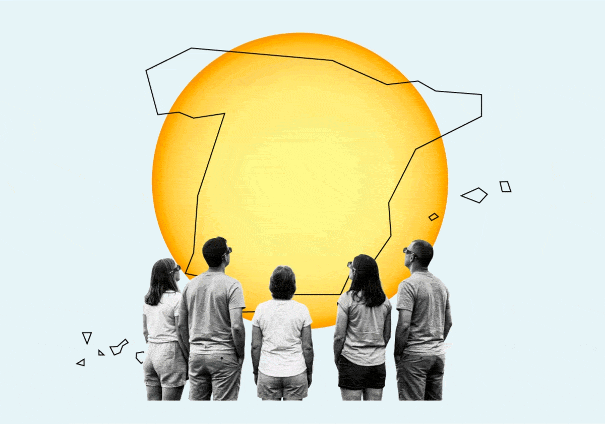 Mapa | Consulta dónde ver el eclipse solar, horarios y zonas de sombra