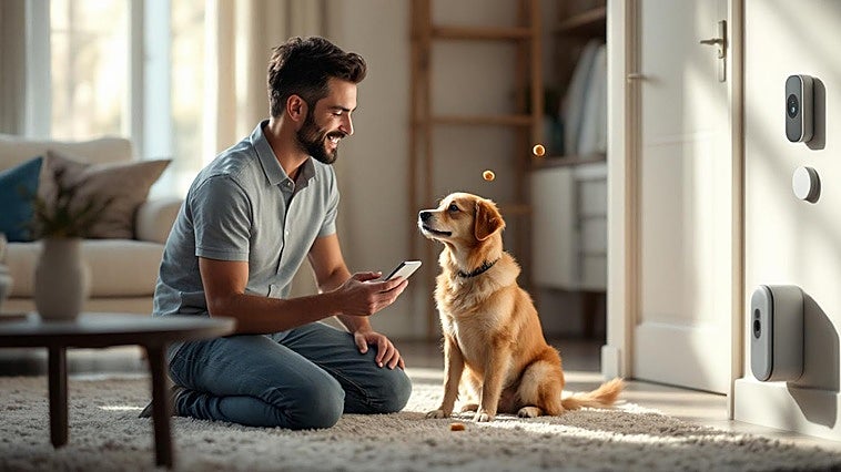 Estas dos cámaras para mascotas incluyen lanzador de chuches y audio bidireccional para interactuar con tu perro cuando no estás