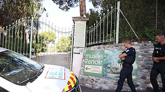 Roban tres cuadros valorados en 9 millones del museo Renoir de Francia