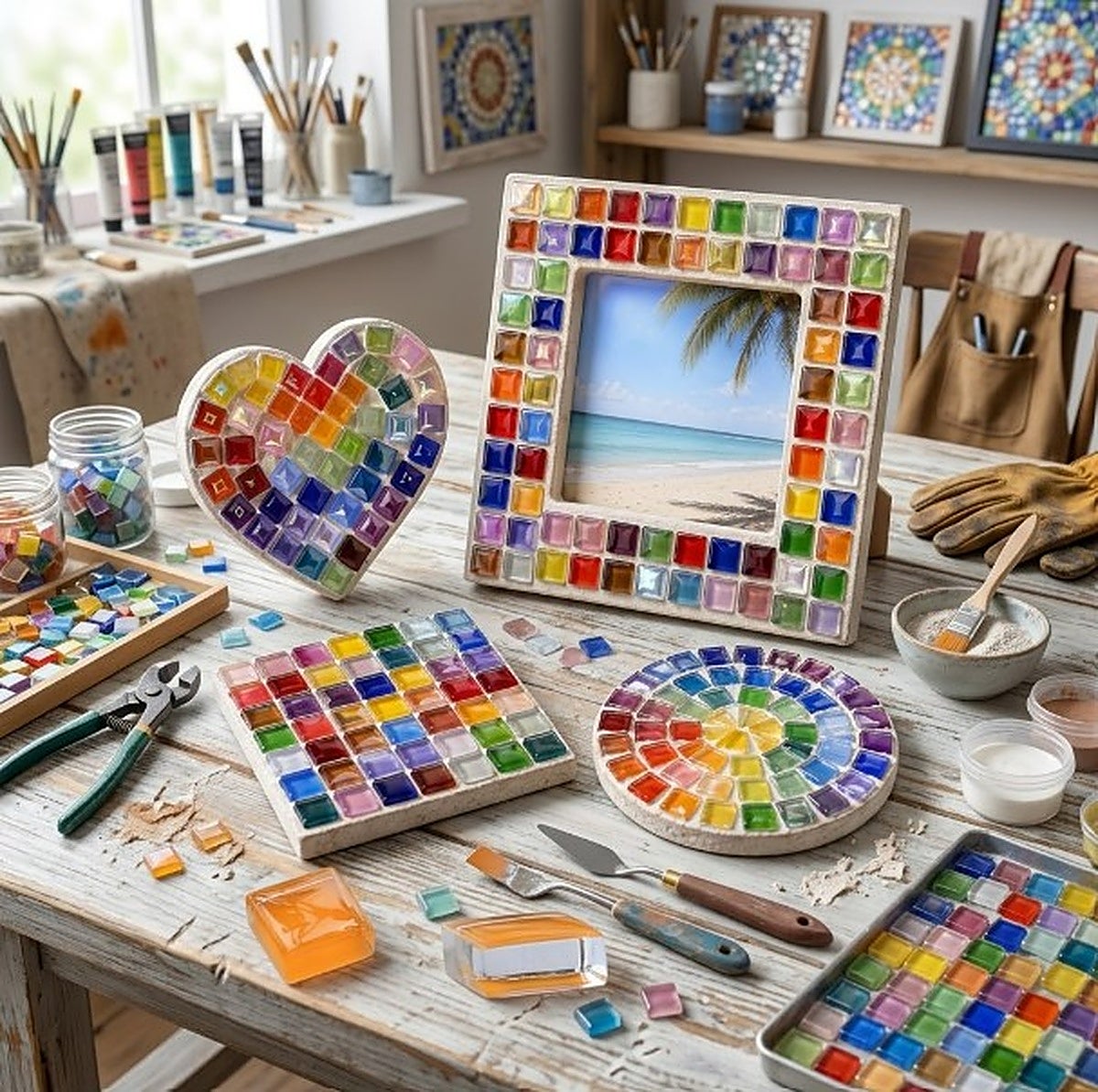 Los mejores kits para decorar con vidrieras y mosaicos y dar color a tu hogar