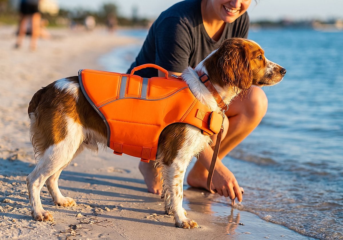 Los mejores chalecos y flotadores para disfrutar de tu perro en el agua sin riesgos