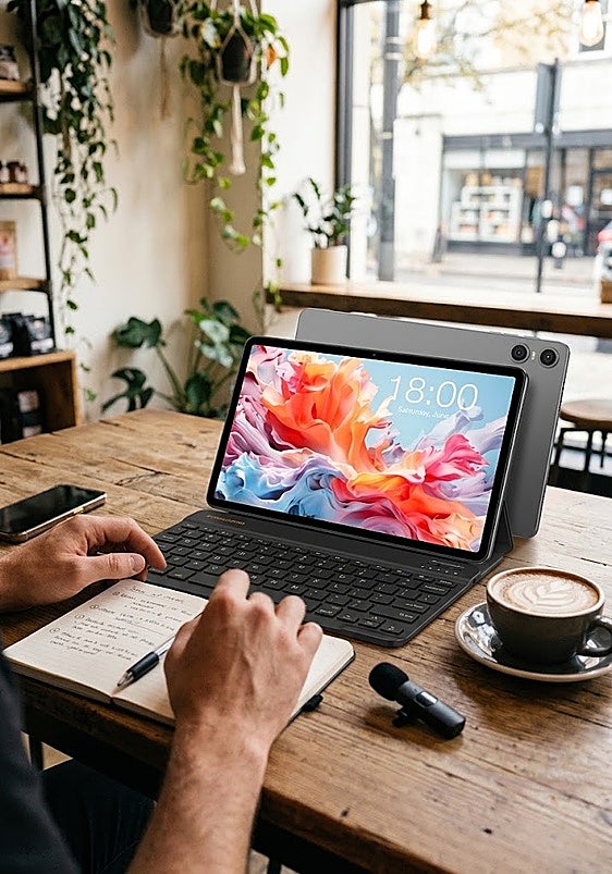 Esta tablet de 10 pulgadas viene con teclado, ratón y funda: un kit completo para estudiar y trabajar por poco dinero