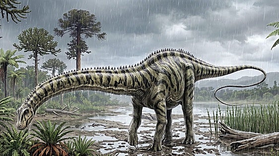 Encuentran en Teruel el primer diplodocus fuera de Norteamérica