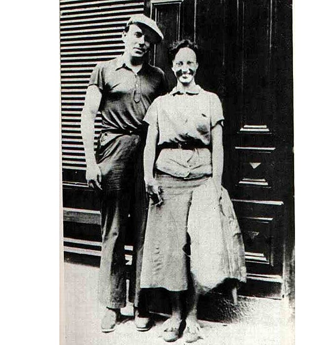 Céline con Lucette en 1932