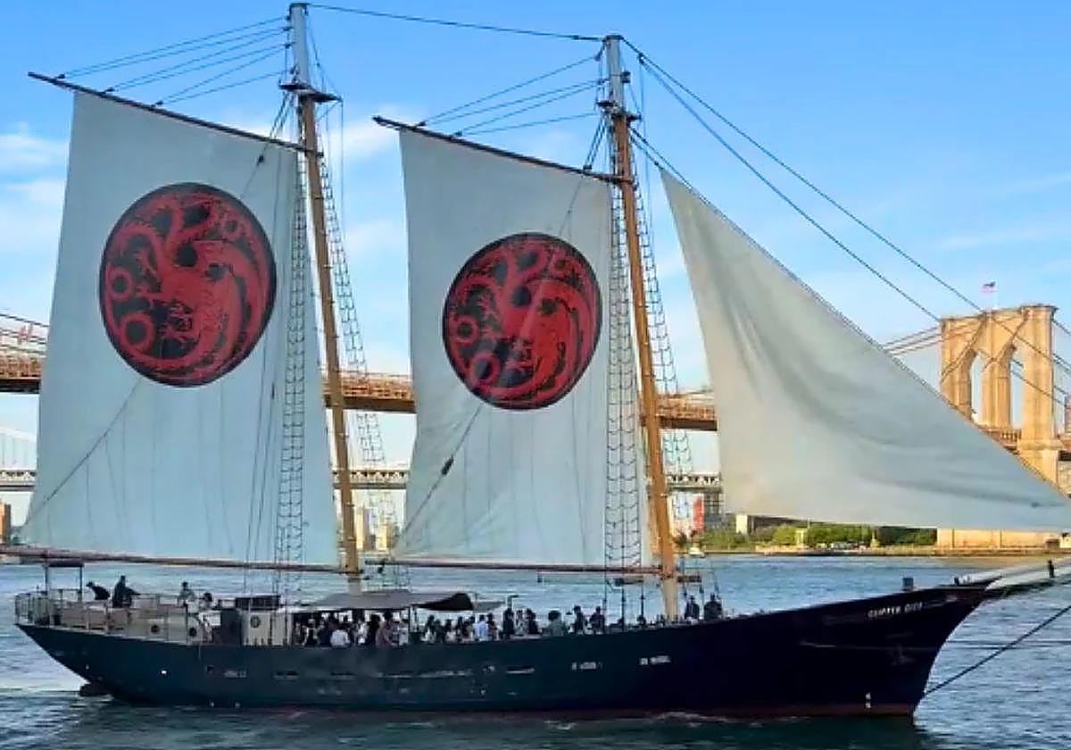 Targaryen gemisi San Sebastian limanını 'Ejderha Evi' için bir mekana dönüştürecek