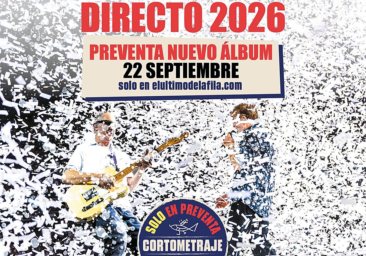 El Último de la Fila anuncia su nuevo álbum 'Directo 2026'