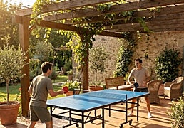 Las mejores mesas de ping pong plegables para casa, jardín o garaje