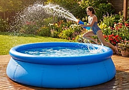 Las mejores piscinas hinchables familiares para disfrutar del verano en casa