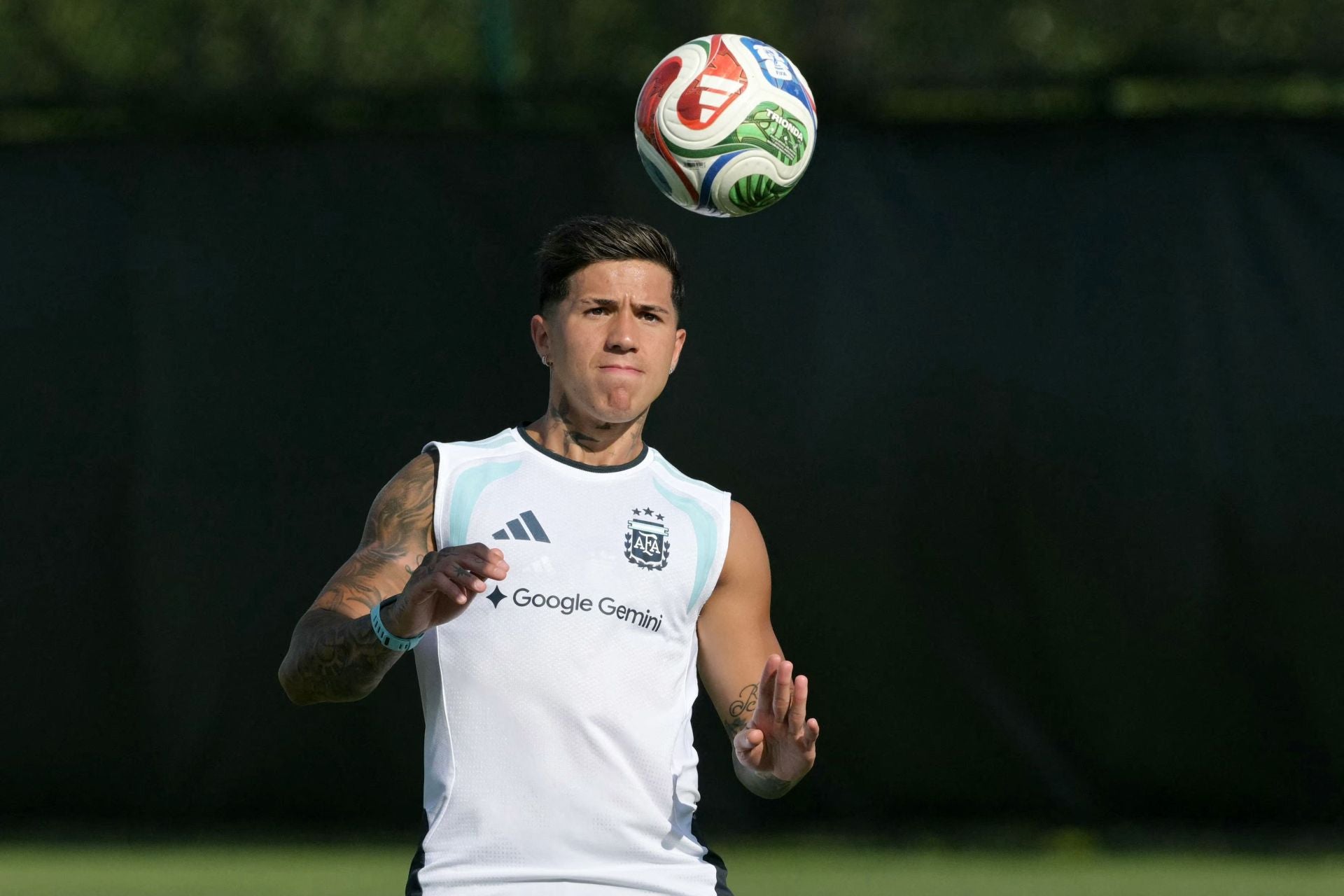 El centrocampista argentino, Enzo Fernández.