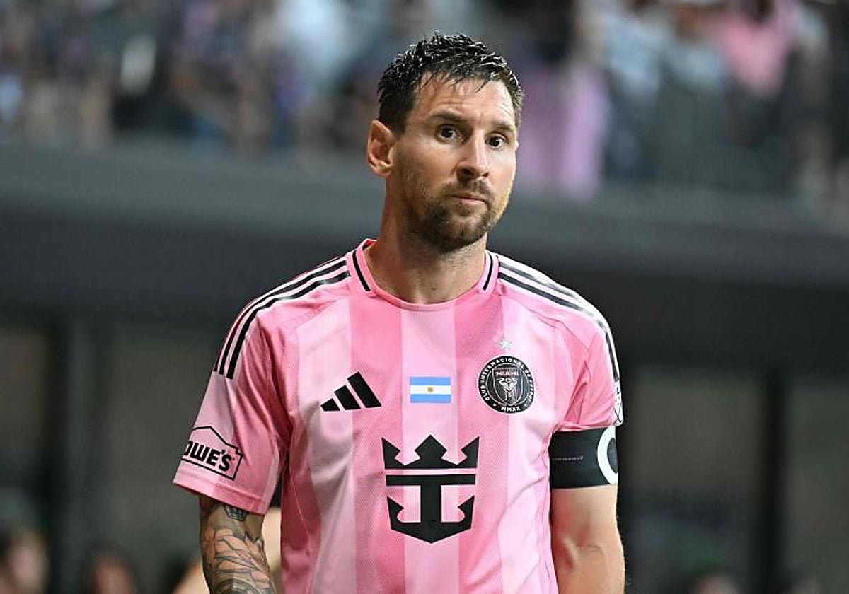 Leo Messi, con la camiseta del Inter de Miami.