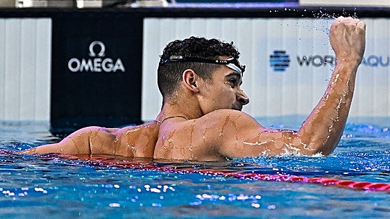 Hugo González: «No puedo controlar lo rápido que nada el resto, solo lo rápido que nado yo»