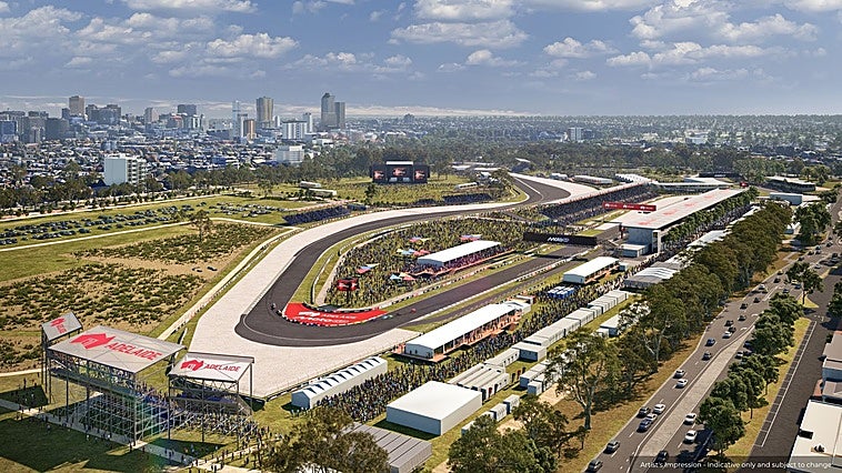 MotoGP desvela su primer circuito urbano en Adelaida