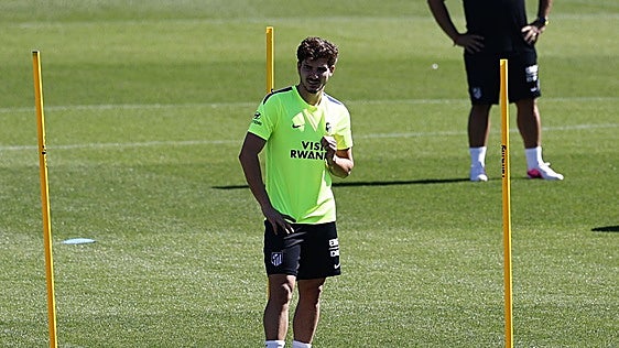 Julián Álvarez, de vuelta a los entrenamientos del Atlético