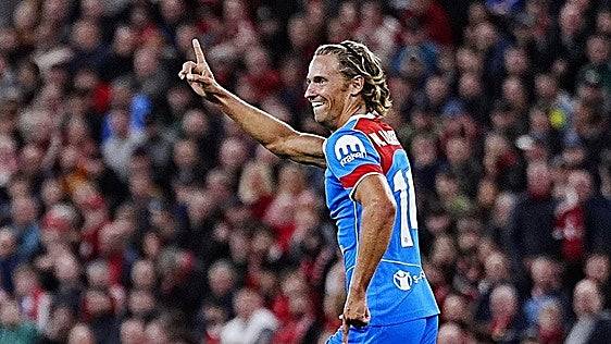 Marcos Llorente, el huésped incómodo de Anfield