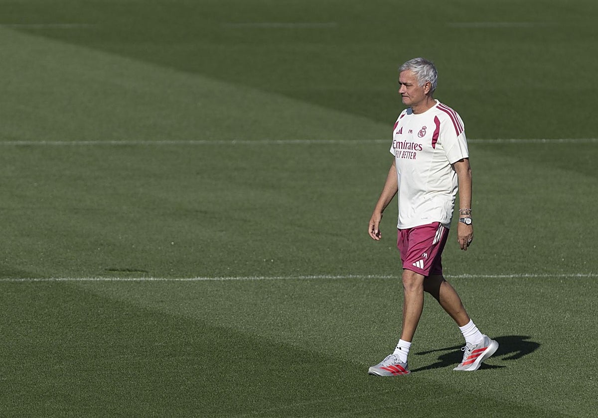 José Mourinho, entrenador del Real Madrid.