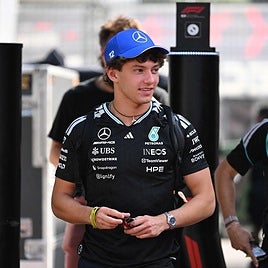 Kimi Antonelli, en el circuito de Bakú.