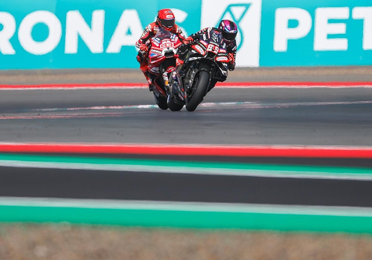 Jorge Martín y Marc Márquez.