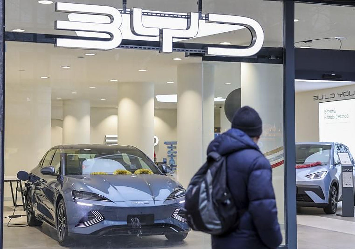 Un concesionario de la marca BYD en Bilbao.
