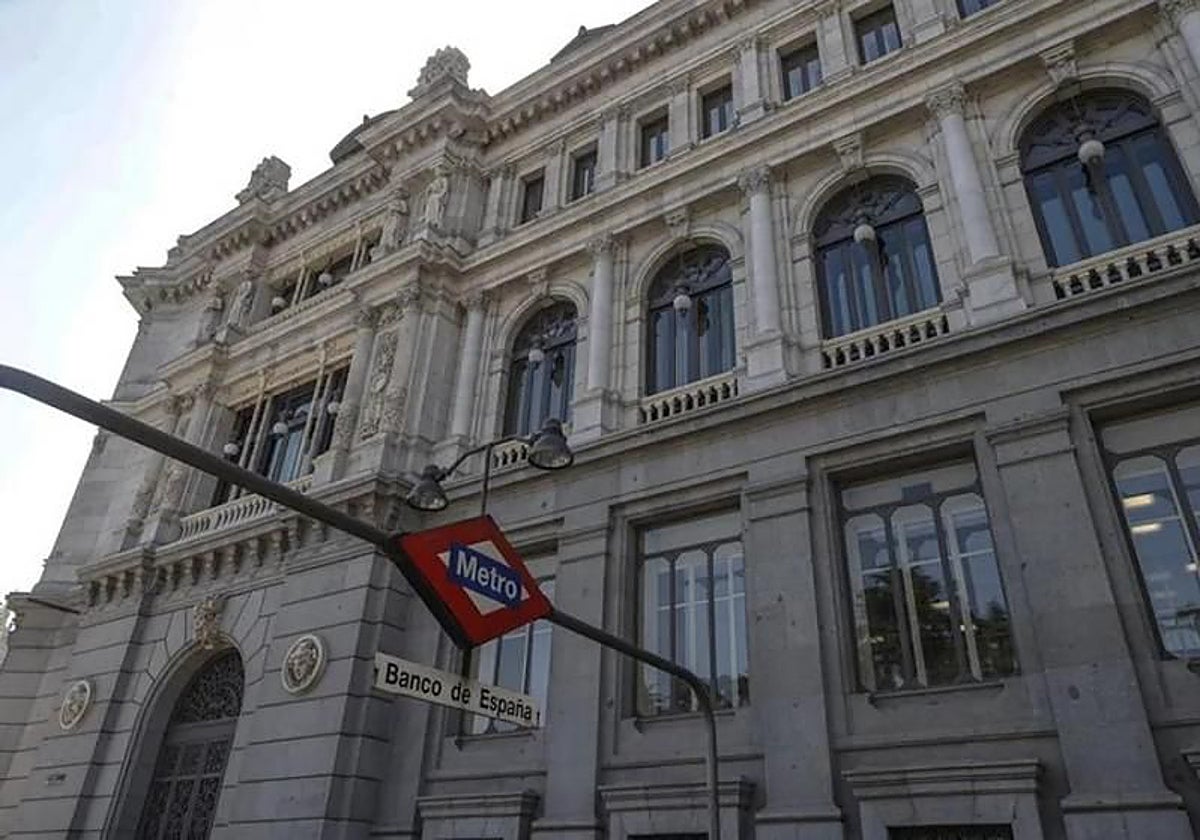 Fachada del Banco de España.