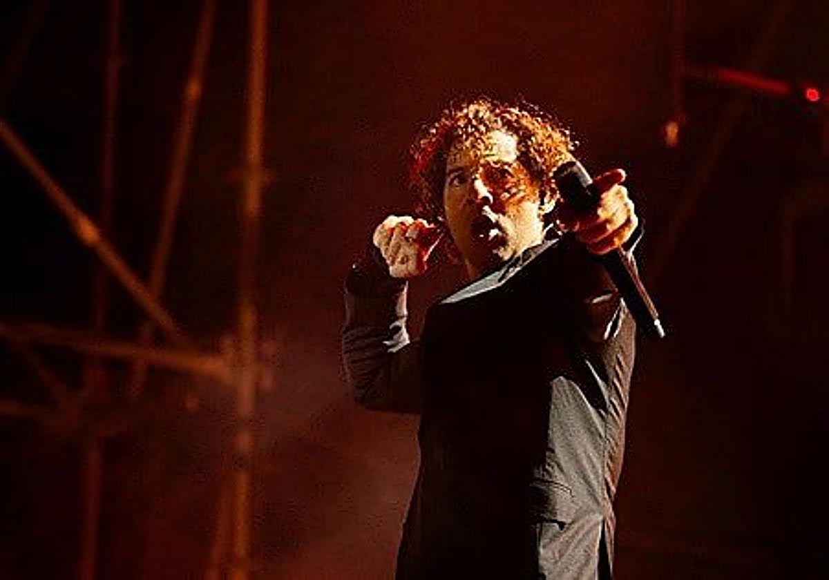 David Bisbal, durante un concierto
