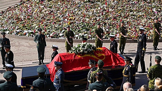 El funeral del rey Harald V de Noruega, en imágenes