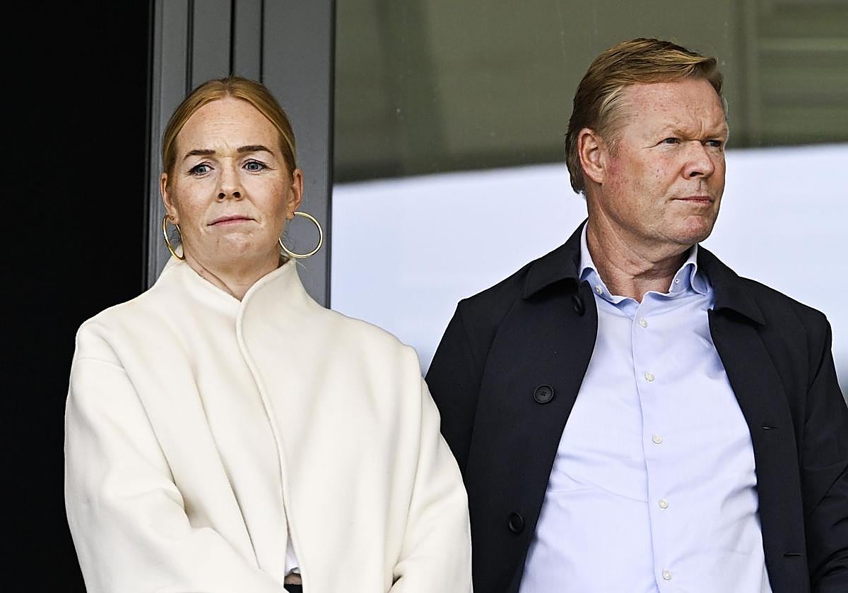 Bartina Koeman y Ronald Koeman.