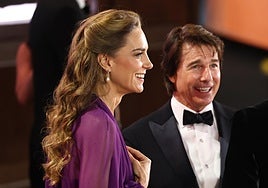 La princesa de Gales, Kate Middleton y el actor Tom Cruise en la premier de la pelícua 'Diggeri.