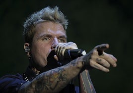 Dani Martín, durante uno de sus conciertos.