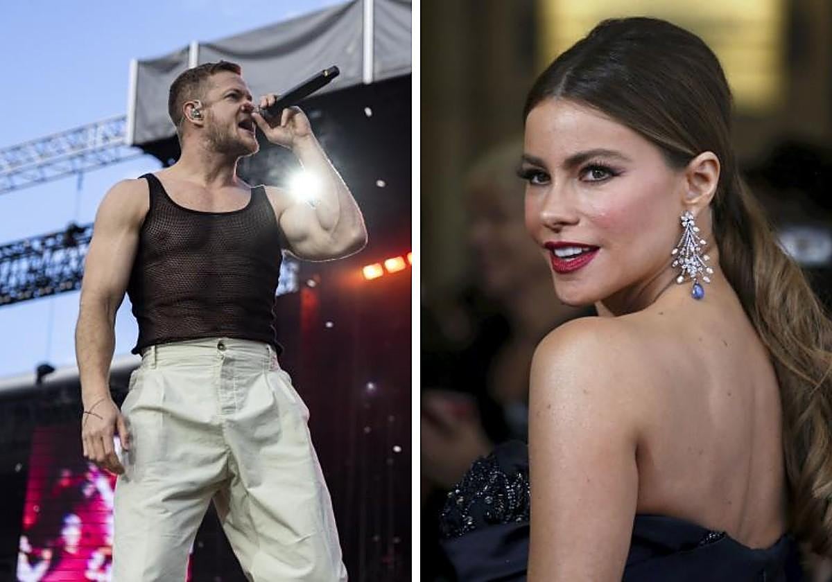 Sofía Vergara y Dan Reynolds, de la mano en Beverly Hills
