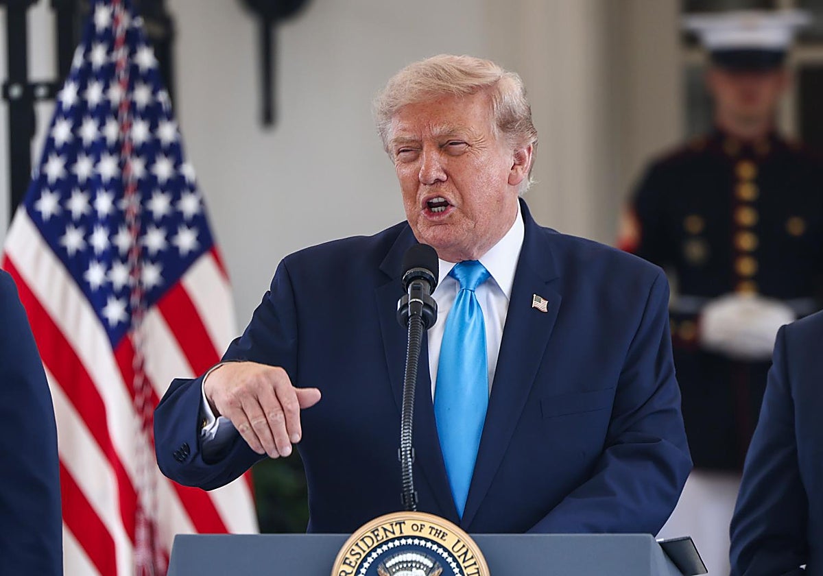 Donald Trump, presidente de Estados Unidos.