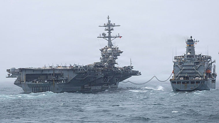 El portaaviones 'USS Abraham Lincoln' abandona Oriente Medio dejando una estela de polémica