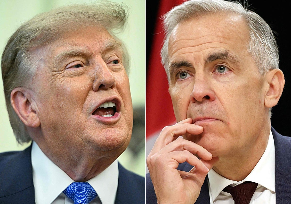 Donald Trump y Mark Carney.