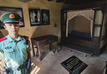 Estancia de Mao en su pueblo natal.