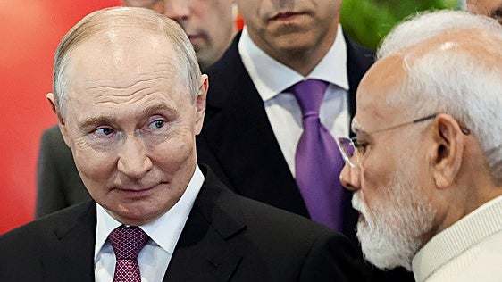 Modi ofrece a Putin la colaboración de India en un proceso de paz entre Rusia y Ucrania