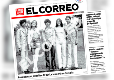 La portada de EL CORREO que dio la vuelta al mundo