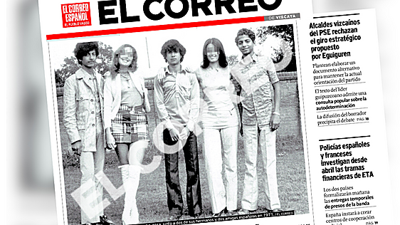 La portada de EL CORREO que dio la vuelta al mundo