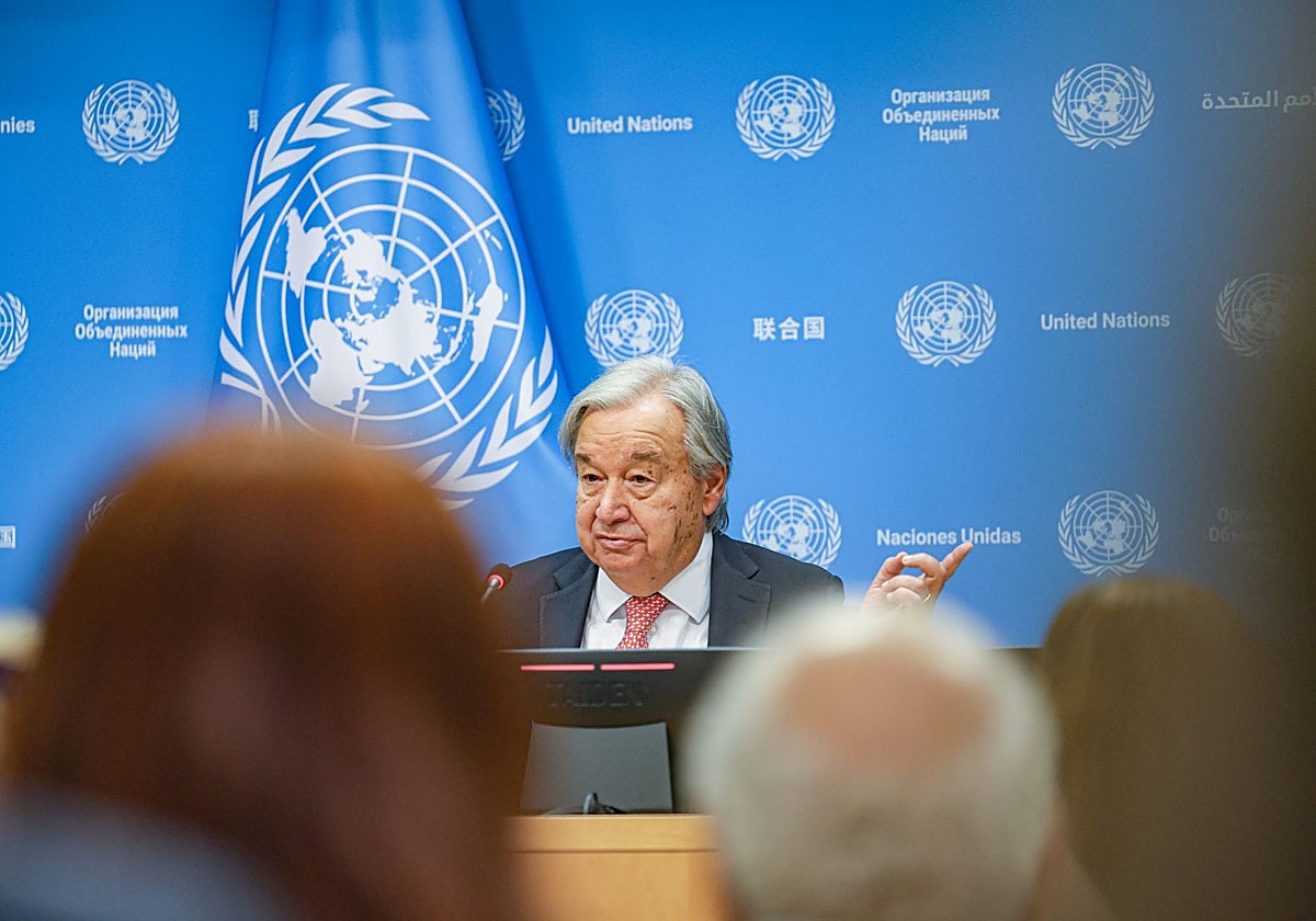 La era del portugués António Guterres al frente de la ONU finalizará el próximo 31 de diciembre.
