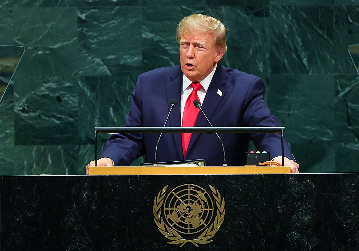 Trump defiende ante la ONU su intervención en Irán o Venezuela: «Mientras otros hablan, yo actúo»