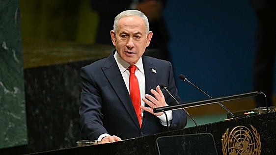 Netanyahu llama «cobardes» a los países que le abuchean y abandonan la Asamblea de la ONU durante su discurso