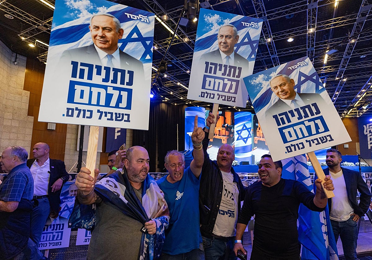 Netanyahu gana pero sigue sin mayoría