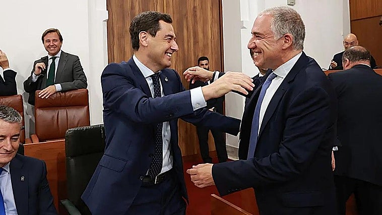 Juanma Moreno reivindica sus principios y Vox frena la investidura