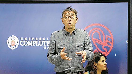 Podemos evita aclarar la situación de Monedero en el partido tras la sanción de la Complutense
