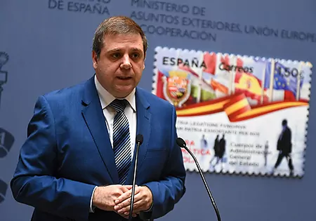 Juanma Serrano en su época al frente de Correos